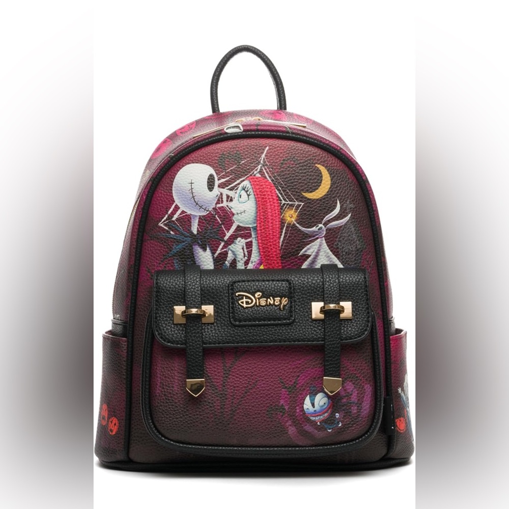 Disney Black and Pink Nightmare Before Christmas Backpack